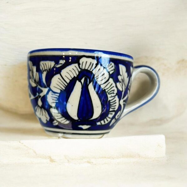 handpainted mughal blue