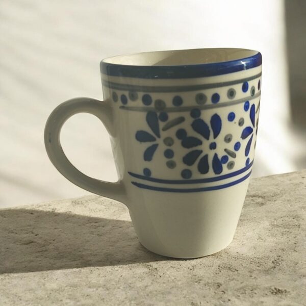 hand painted ceramic mug