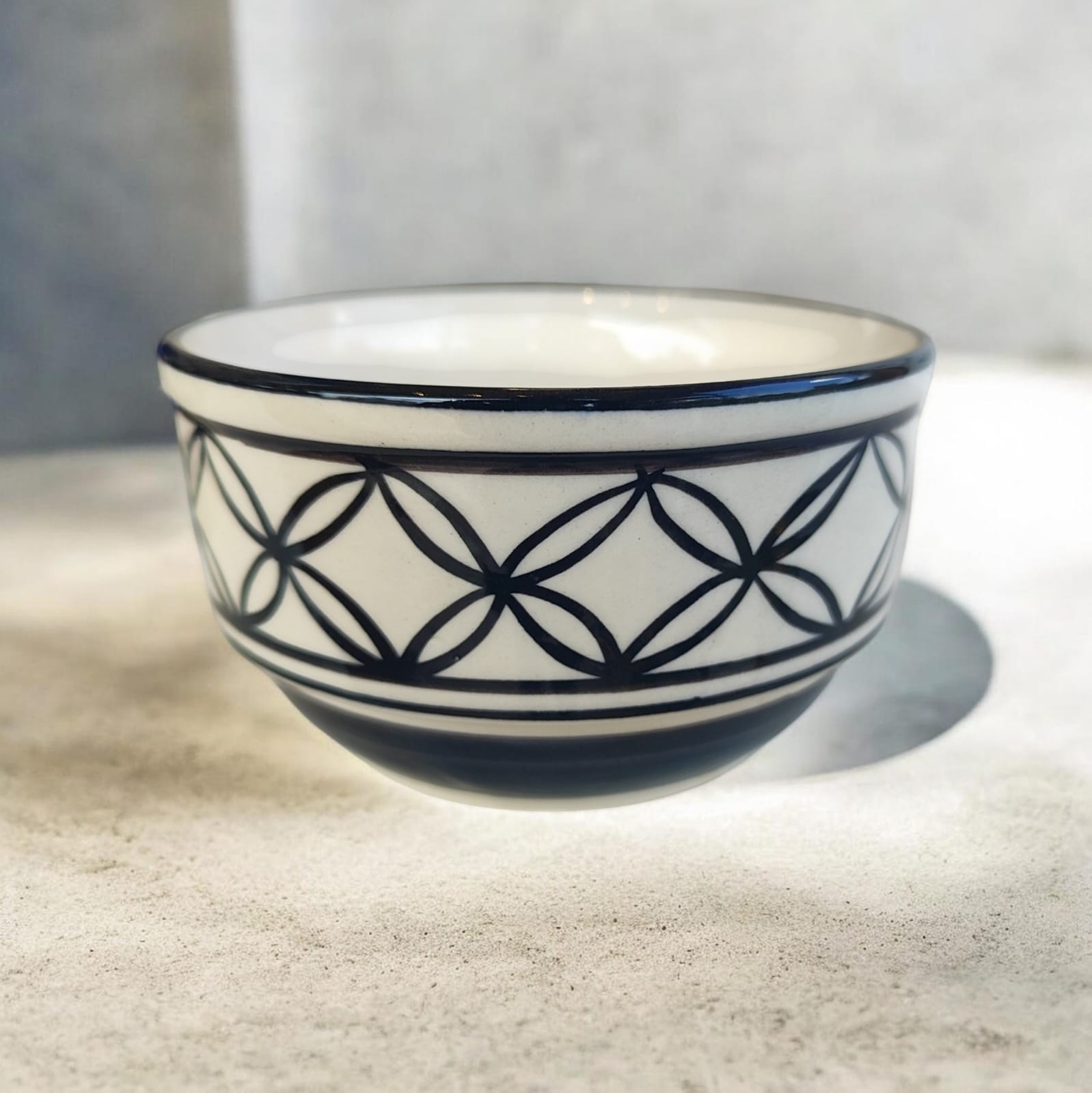 hand painted ceramic katori round serving bowl hand painted ceramic katori round serving bowl