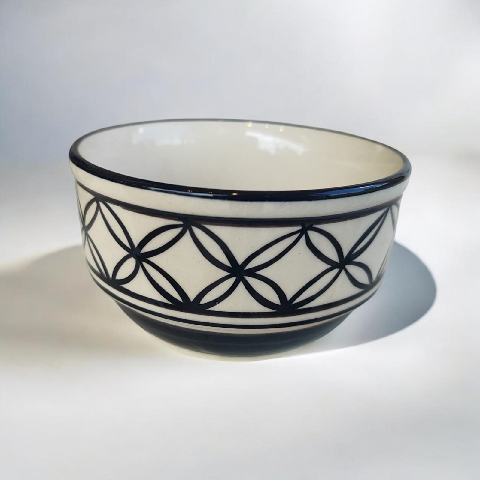 hand painted ceramic katori round serving bowl hand painted ceramic katori round serving bowl