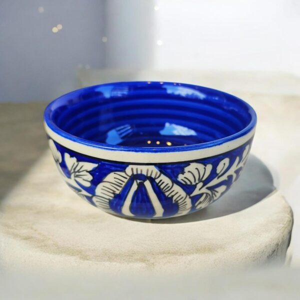 hand painted ceramic bowl